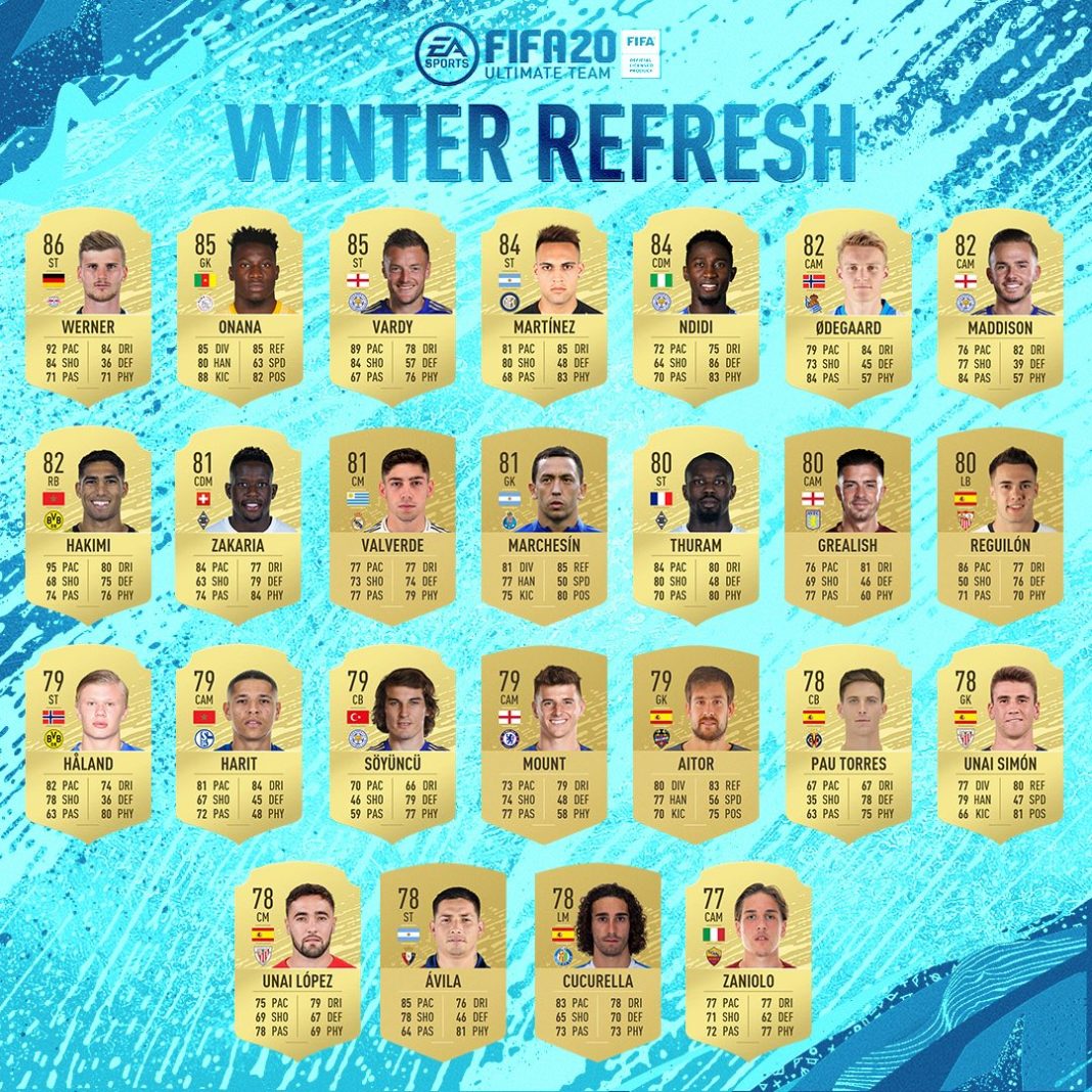 Fifa Winter Refresh Official Faq Fifaultimateteam It Uk