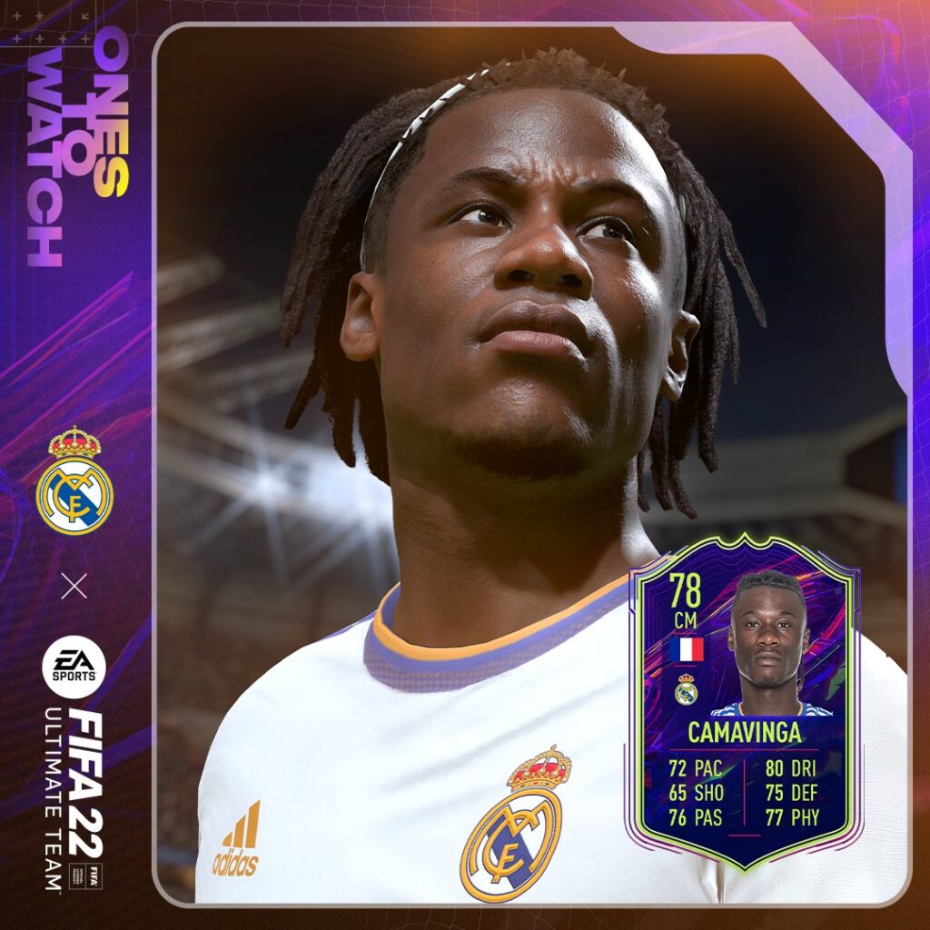 FIFA 22 Eduardo Camavinga OTW Ones To Watch Card Revealed