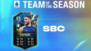 FIFA 22 SBC Gianluca Caprari TOTS Serie A Cheapest Solutions And