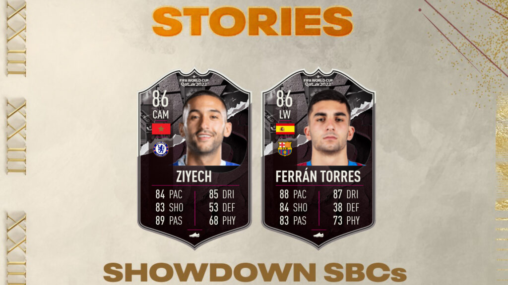 Fifa Sbc Ziyech Vs Ferran Torres Showdown World Cup Cheapest