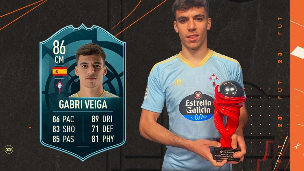 FIFA 23 SBC Gabriel Veiga POTM La Liga February Winner Cheapest