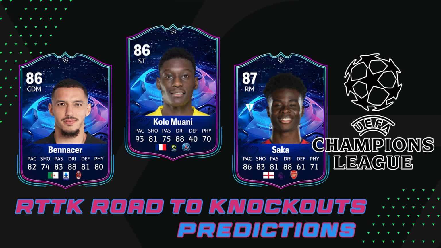 EA FC 24 RTTK Predictions Road To The Knockouts UCL Champions League