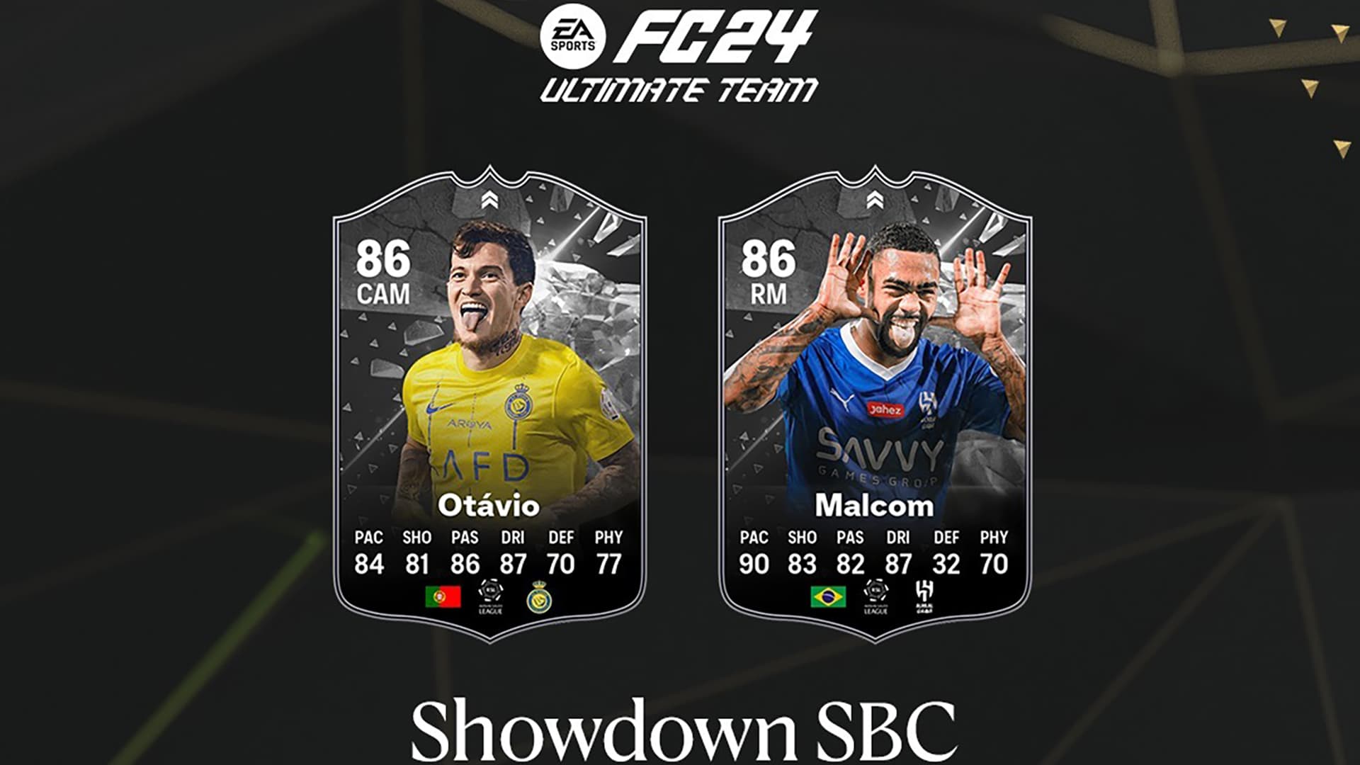 EA FC 24 SBC Malcom Vs Otavio Showdown Cheapest Solutions