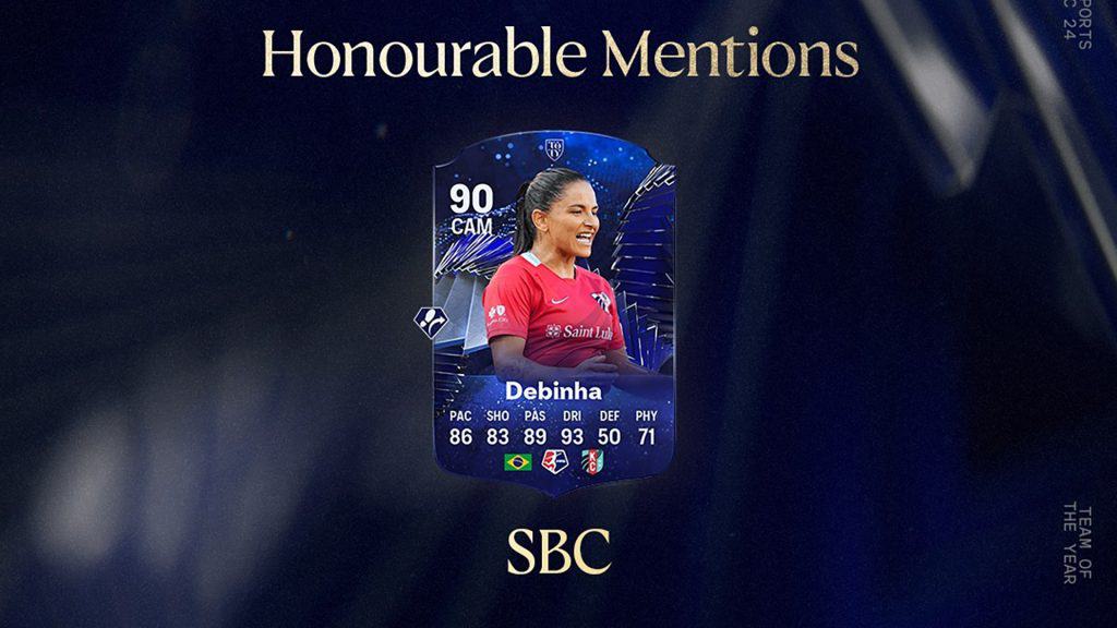 Fc Sbc Debinha Toty Honourable Mentions Cheapest Solutions