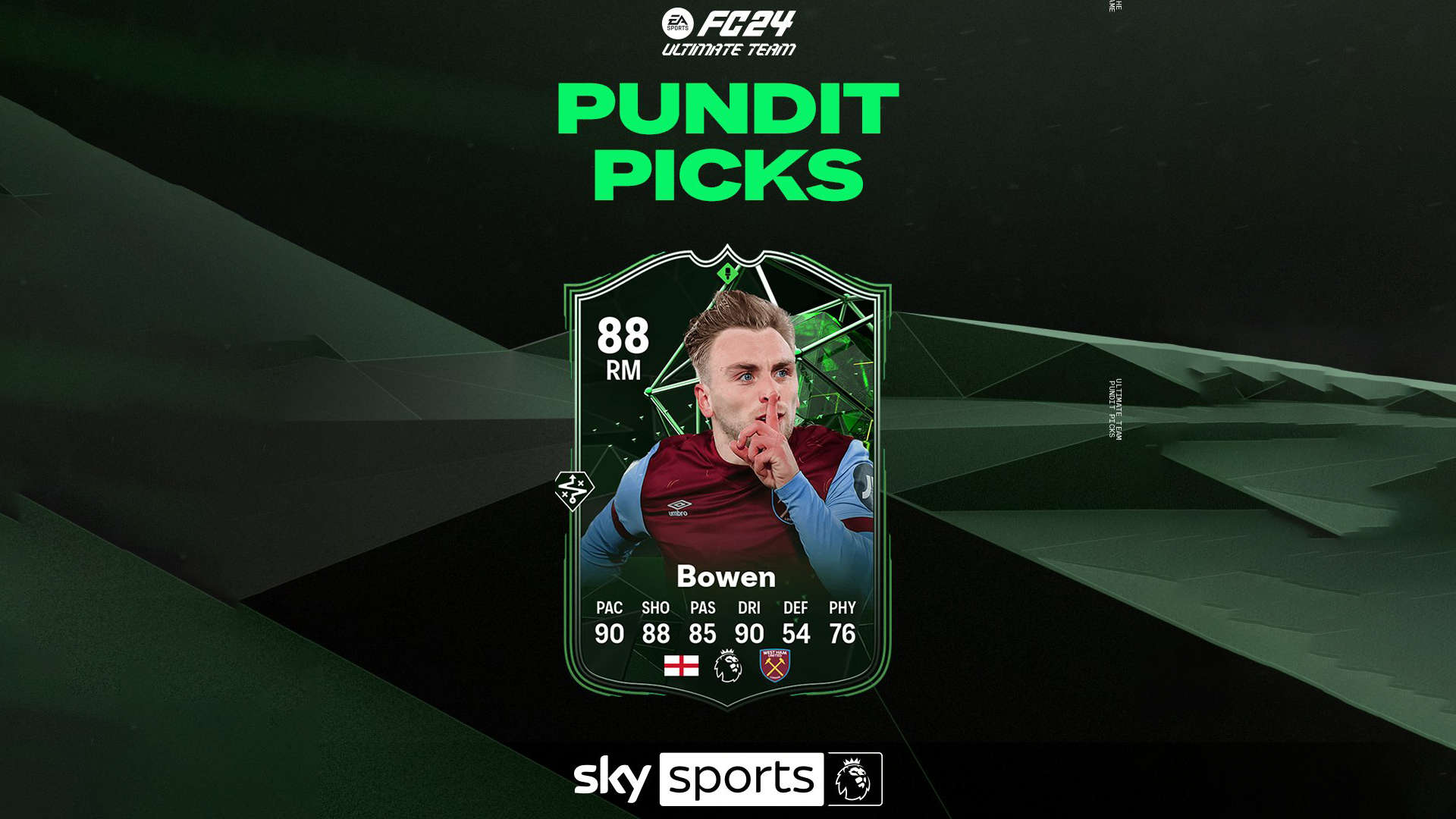 EA FC 24 Jarrod Bowen Pundit Pick SBC Cheapest Solutions