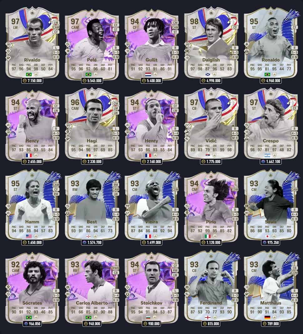 EA FC 24 91 Encore Icon Player Pick SBC Top Rewards List And Solutions