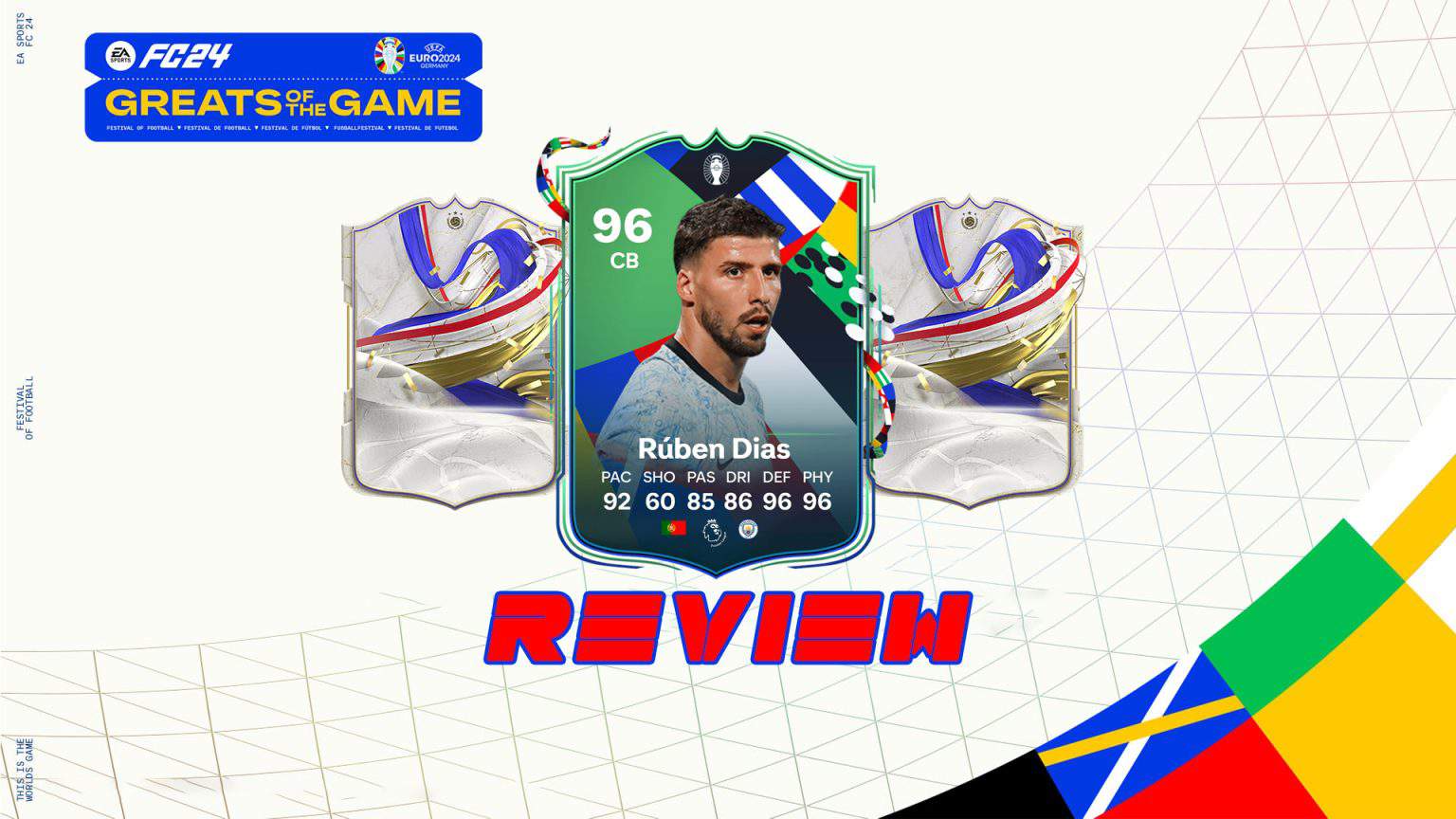 EA FC 24 Ruben Dias PTG Path To Glory Review FifaUltimateTeam It UK