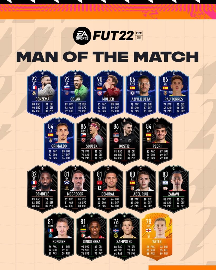 Fifa Motm Marzo Nuove Carte Uomo Partita Disponibili Nei