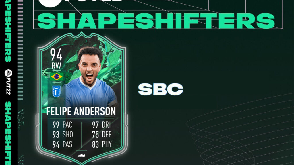 Fifa Sbc Felipe Anderson Shapeshifters Disponibile Una Nuova Carta