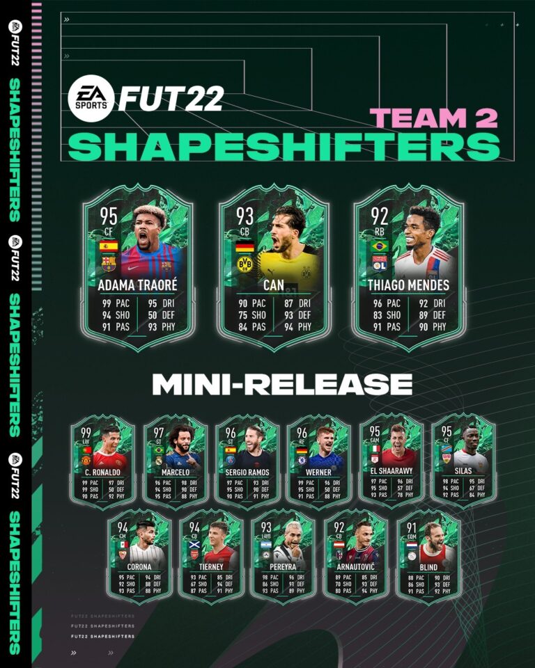 Fifa Shapeshifters Team Mini Release Annunciate Le Nuove Carte