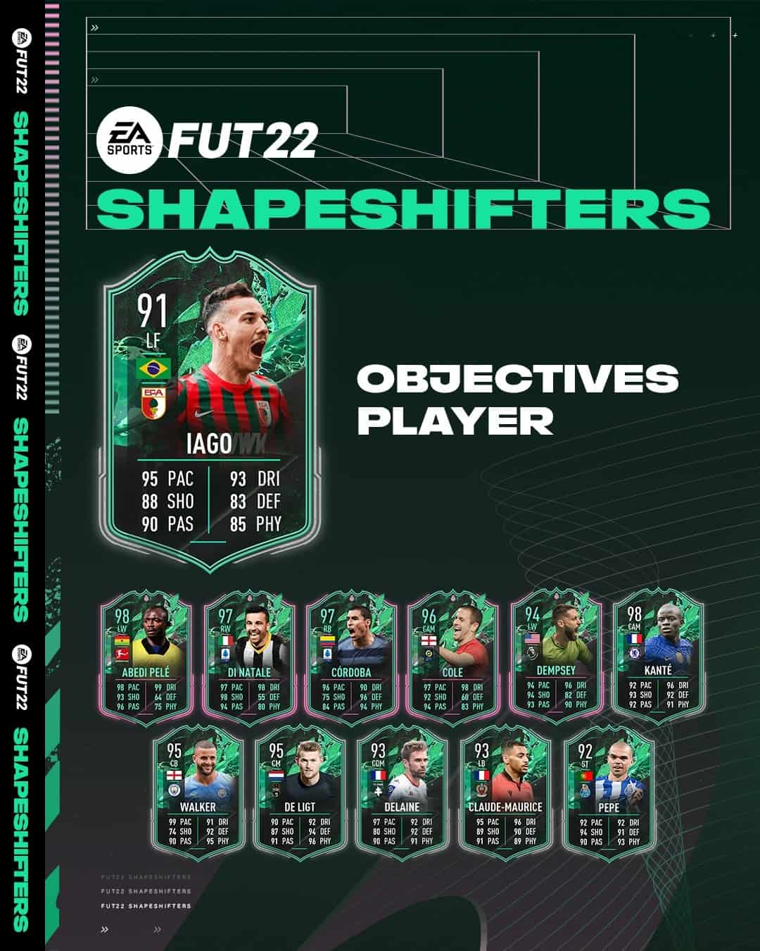 FIFA 22 Obiettivi Iago ShapeShifters Disponibile Una Nuova Carta