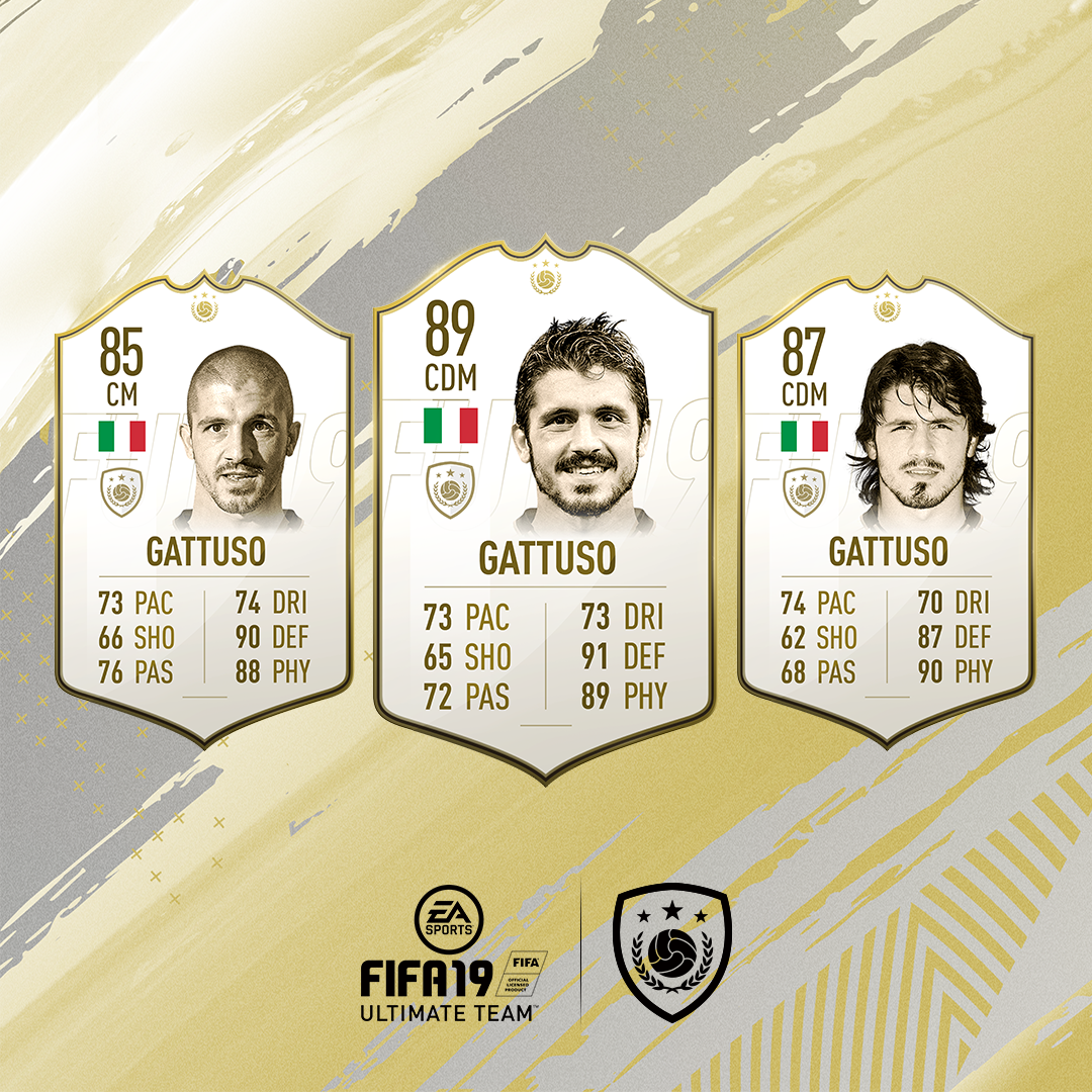 FIFA 19: Gennaro Gattuso Icon Announced | FifaUltimateTeam ...