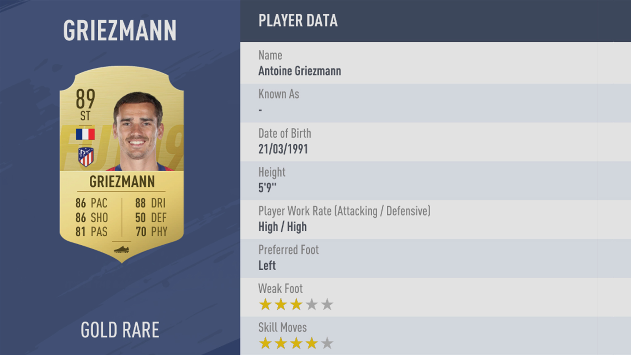 Fifa19 Tile Large 18 Griezmann Lg 2x Fifaultimateteam It Uk