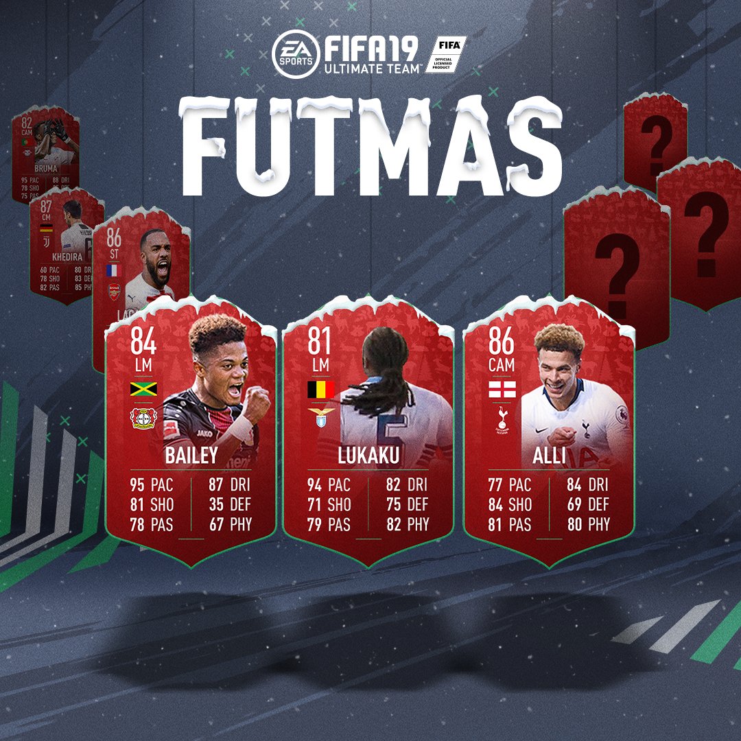 FIFA 19: FUTMas – Squad Building Challenges on December 25th