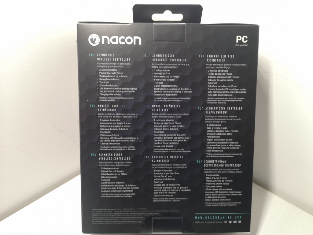 nacon bluetooth receiver