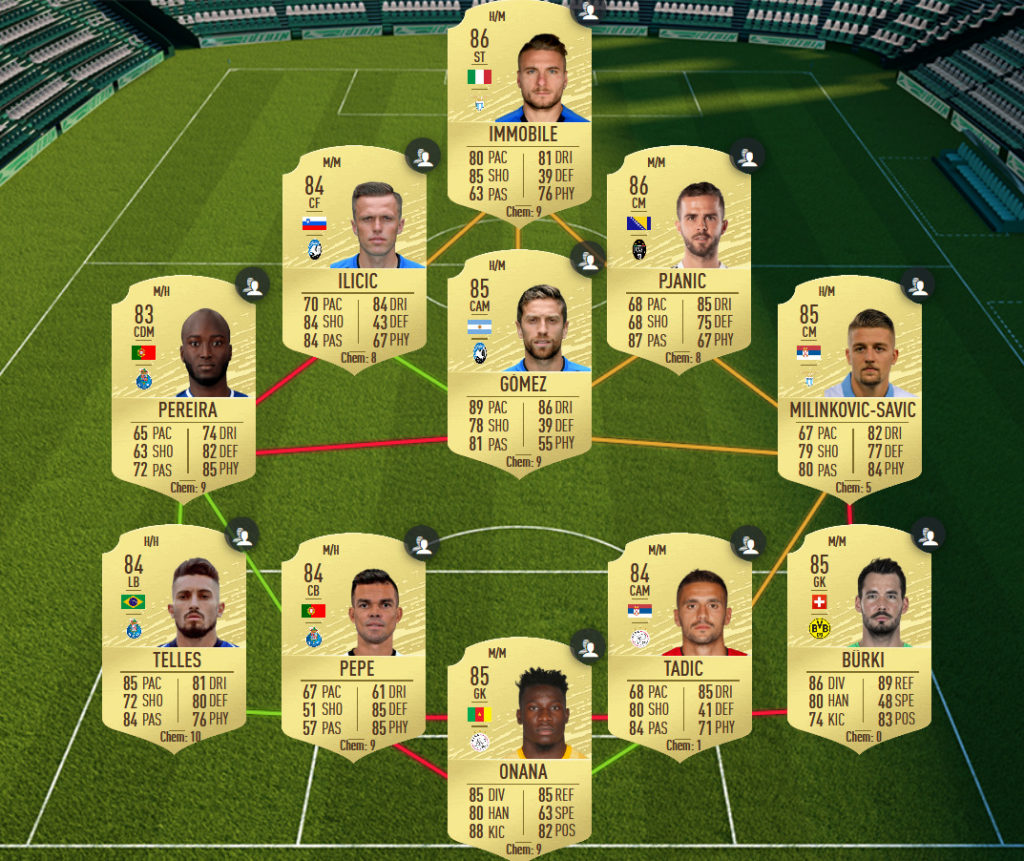 Fifa 20 Aleksandar Kolarov Shapeshifters Sbc Requirements