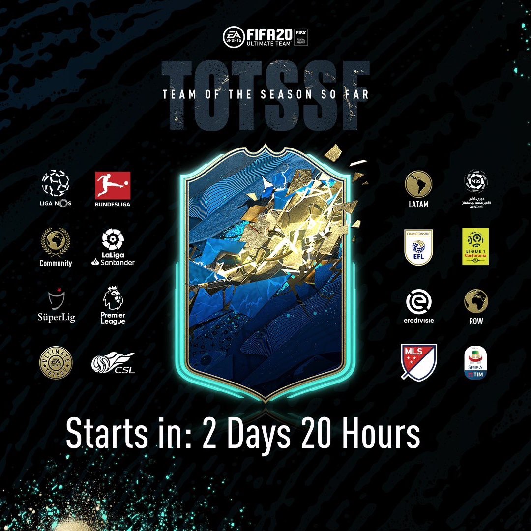 FIFA 20 TOTS Schedule All Team Of The Season Leagues Calendar TOTSSF