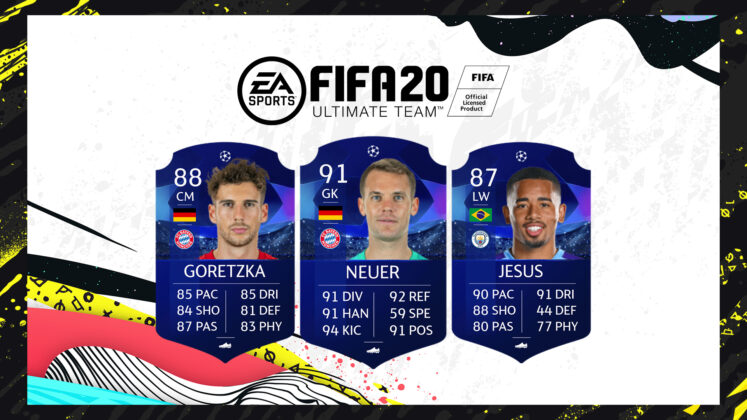 FIFA 20: MOTM Gabriel Jesus Goretzka Lenglet – 22 August Man Of The ...