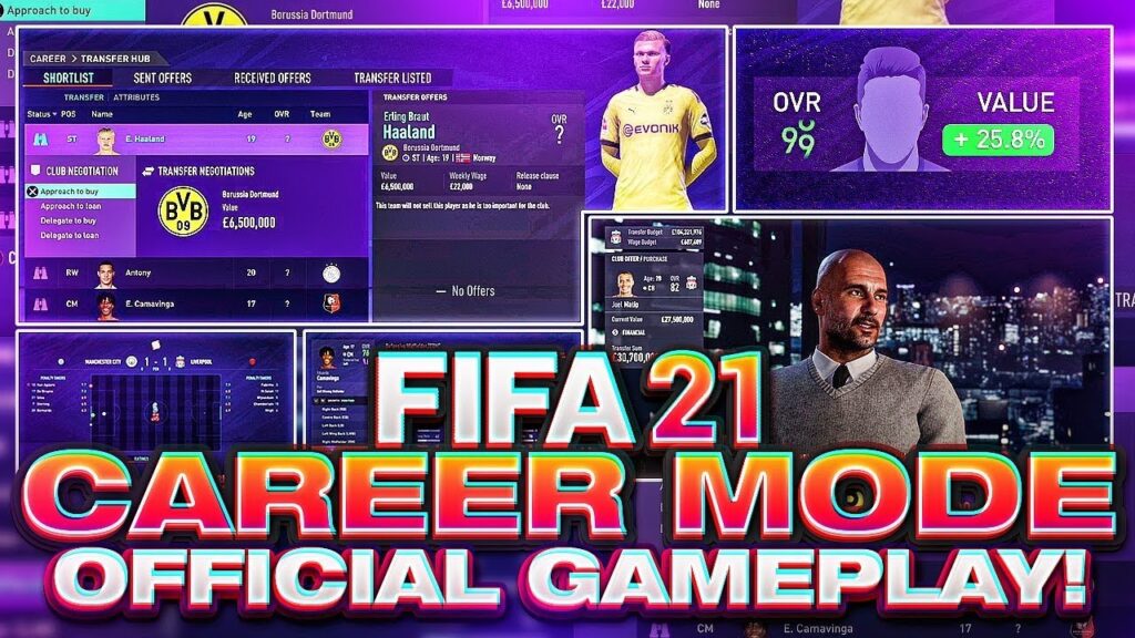 FIFA 21: Video shows the gameplay of the career mode ...