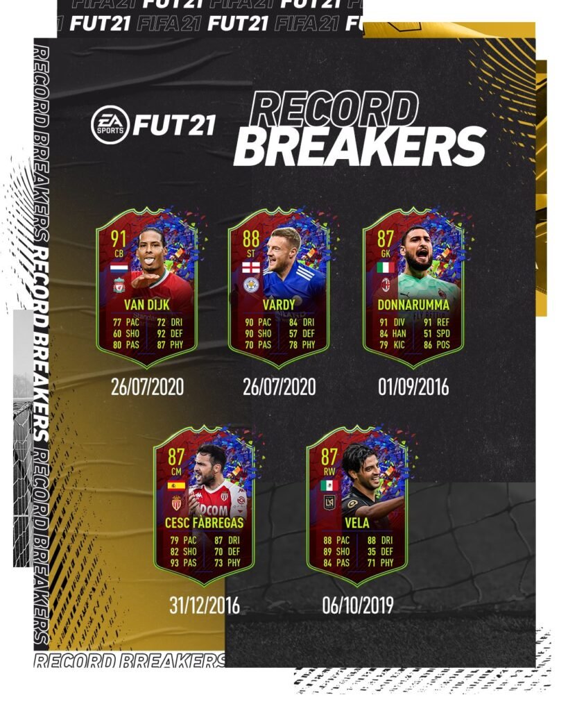 FIFA 21: New 5 Record Breakers cards for Black Friday announced ...