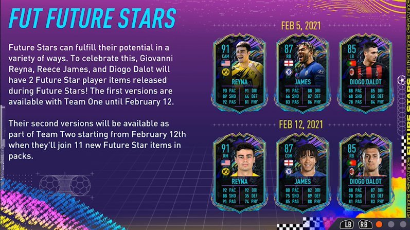 fifa 21 future stars background