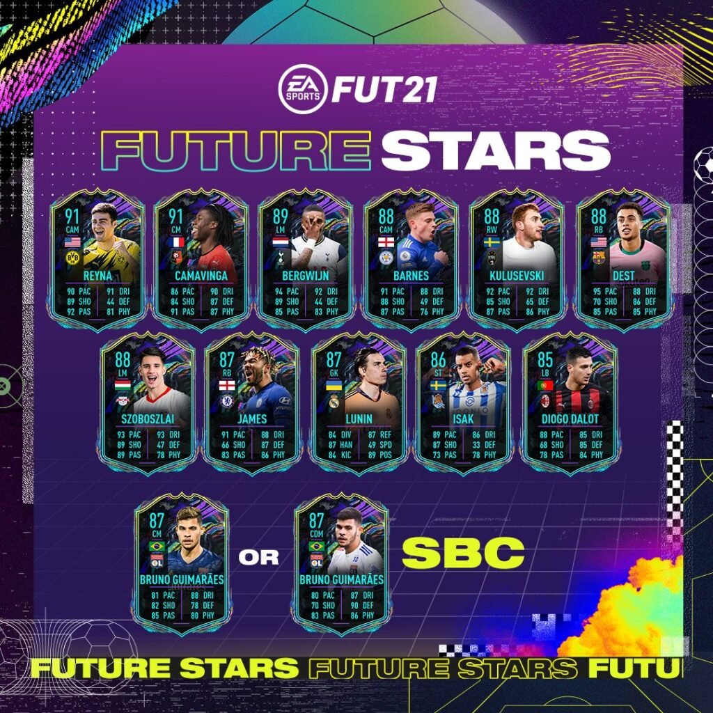 FIFA 21 Future Stars Team 1 announced FifaUltimateTeam.it UK