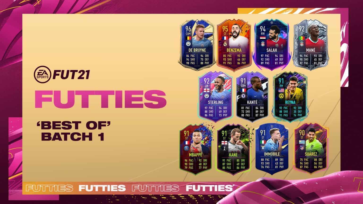 FIFA 21: FUTTIES Best of Batch 1 available in game – TOTY RTTF Freeze ...