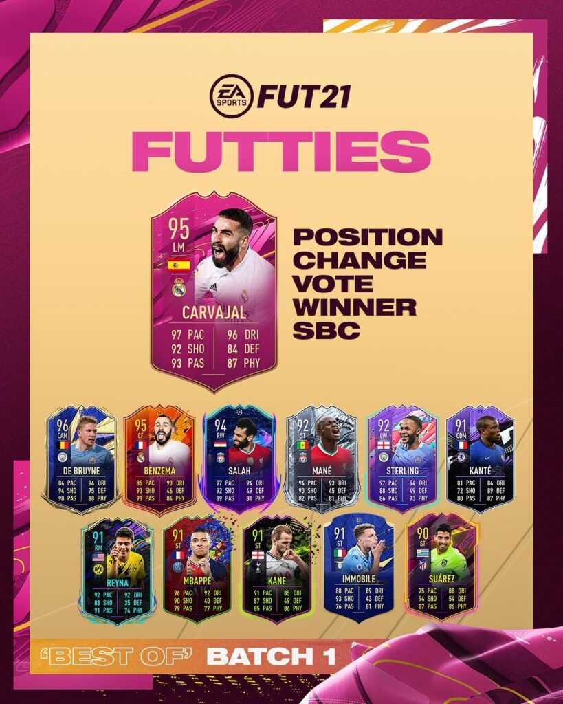 FIFA 21: SBC Daniel Carvajal FUTTIES – Cheapest Solutions ...