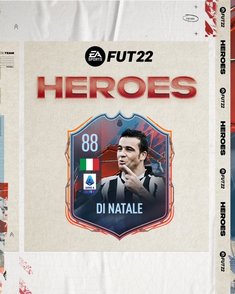 FIFA 22 Antonio Di Natale FUT Heroes card revealed