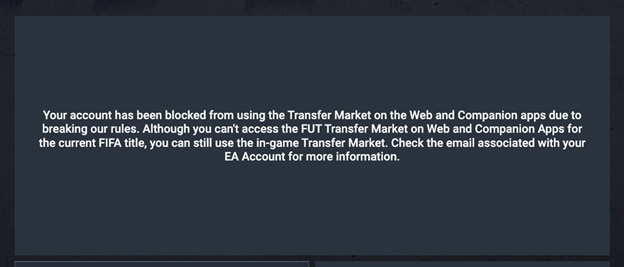 FIFA 19 Web App Transfer Market Locked - How to Fix - GameRevolution