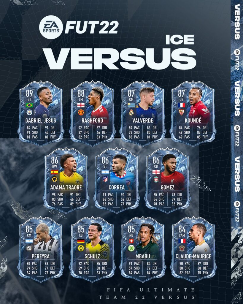 Fifa 22 Fut Versus Team Ice Reveal And Leaks Fifaultimateteamit Uk