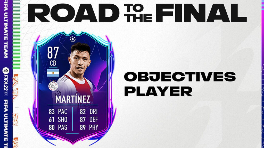 Fifa 22 Lisandro Martinez Rttf Objectives Road To The Final How To