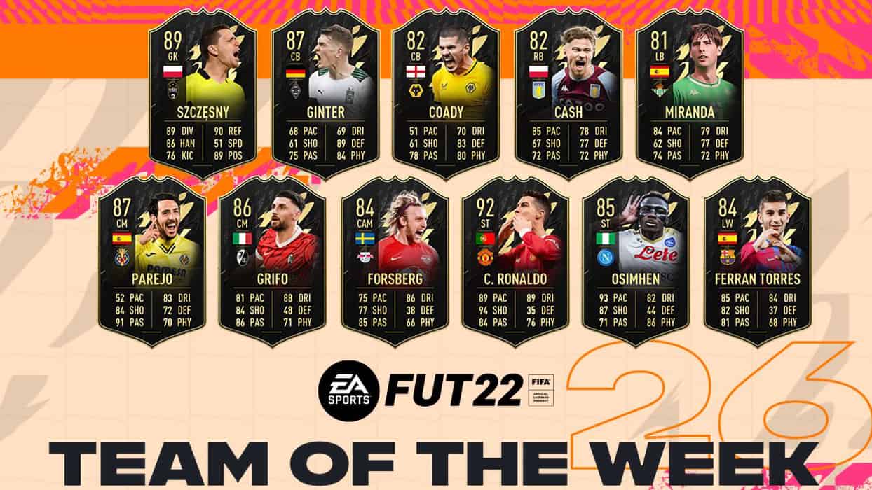 Fifa 22 Totw 26 Reveal And Leaks Team Of The Week Leaked