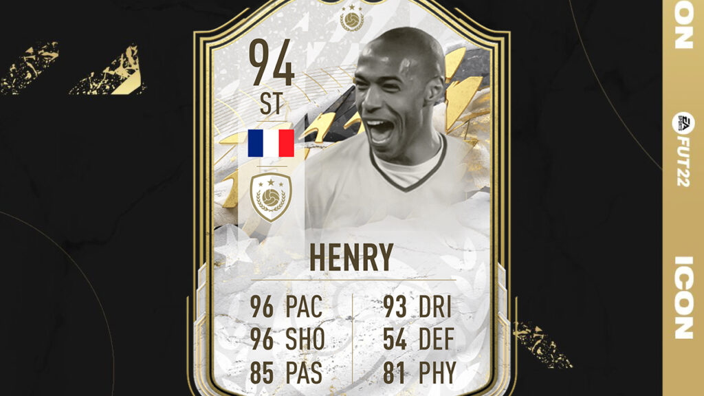 FIFA 22: Thierry Henry Prime Moments Icon SBC available ...