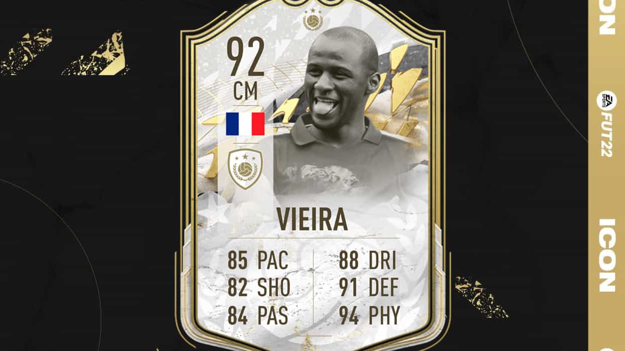 Fifa 22 Patrick Vieira Moments Icon Sbc Available Fifaultimateteam