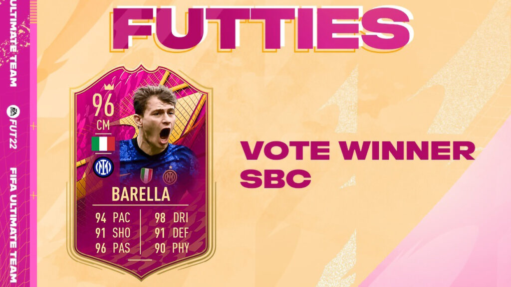 Fifa 22 Sbc Nicolo Barella Futties Premium Winner Cheapest Solutions