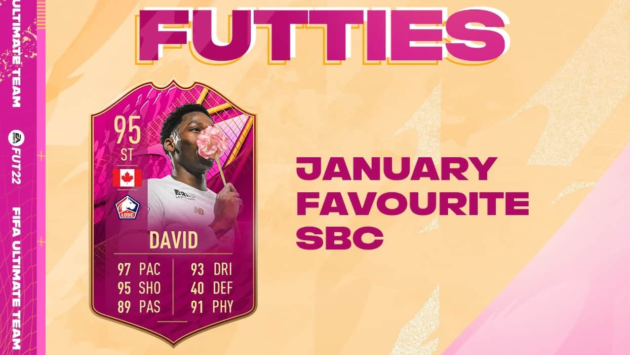 Fifa 22 Sbc Jonathan David Futties January Favourite Cheapest