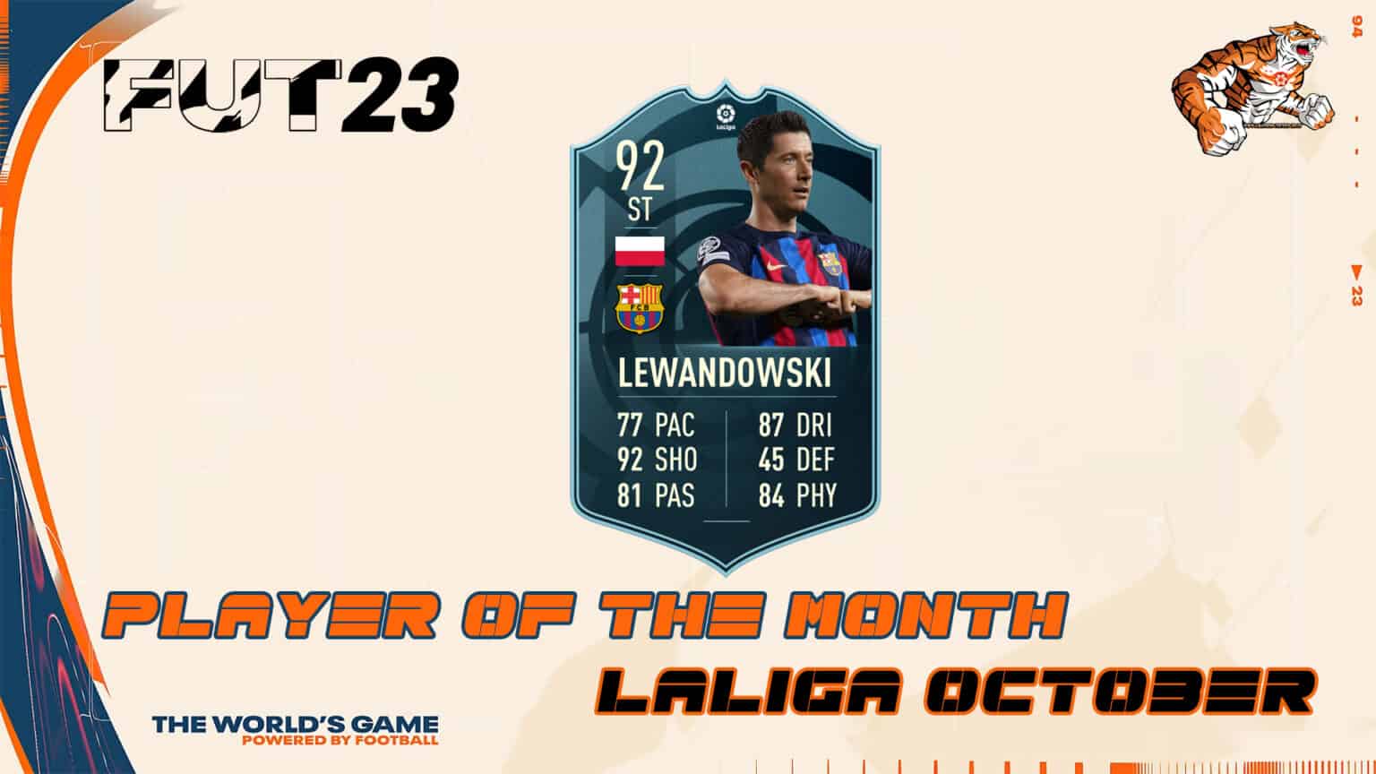 FIFA 23 SBC Robert Lewandowski POTM La Liga October – Cheapest Solution