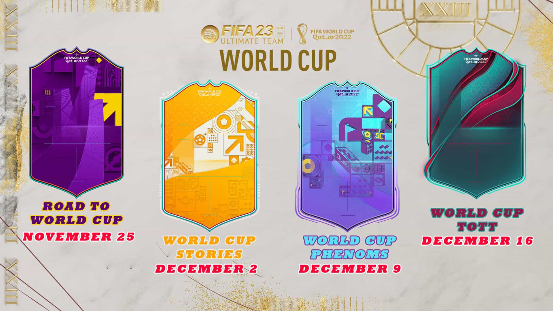 FIFA 23 World Cup Calendar All Special Cards and Release Dates