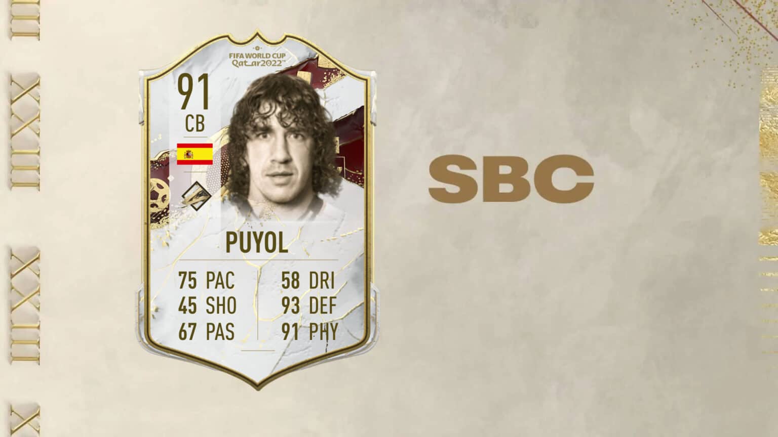 FIFA 23 SBC Carles Puyol World Cup Icon: Cheapest Solutions and Review