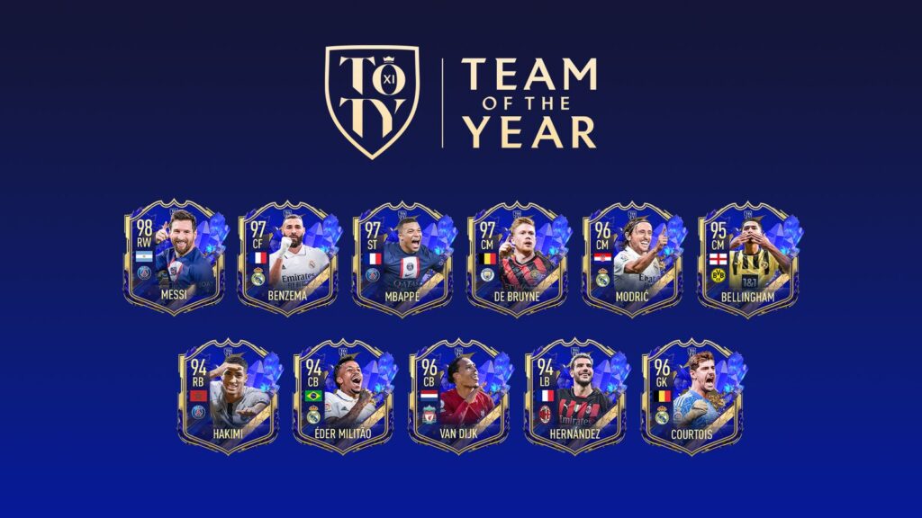 FIFA 23 TOTY Team Of The Year Release and Leaks FifaUltimateTeam.it UK
