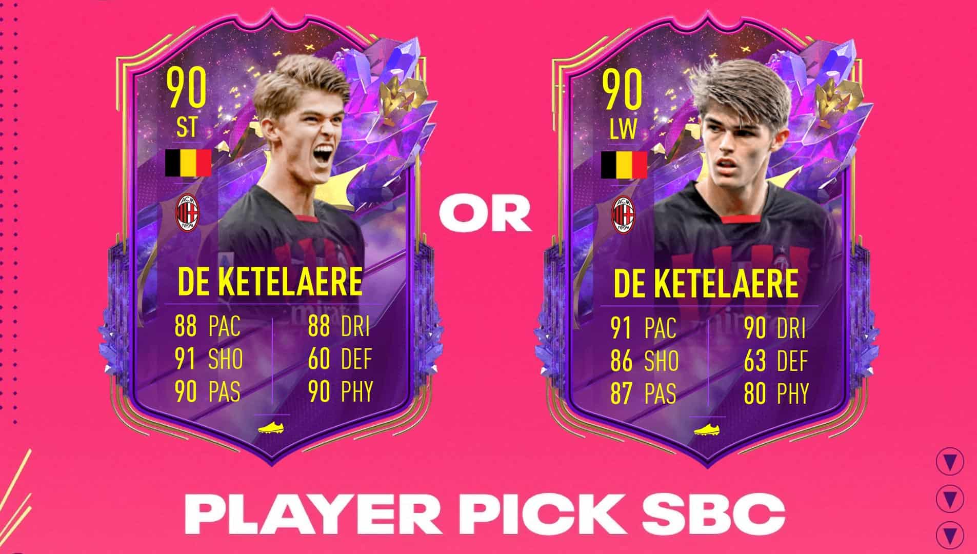 Fifa 23 Sbc Charles De Ketelaere Future Stars Player Pick Cheapest