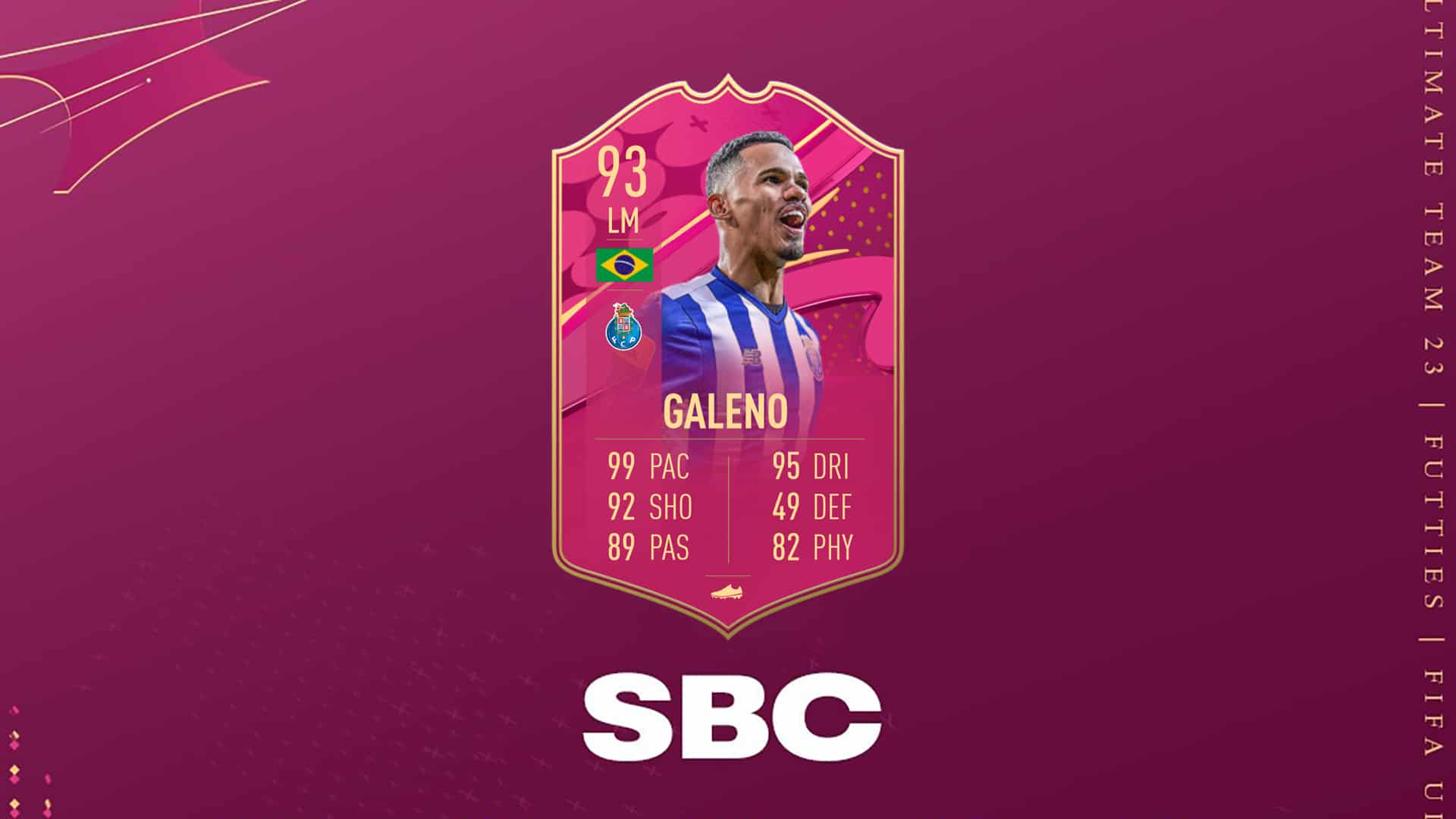 FIFA 23 SBC Galeno FUTTIES: Cheapest Solution | FifaUltimateTeam.it - UK