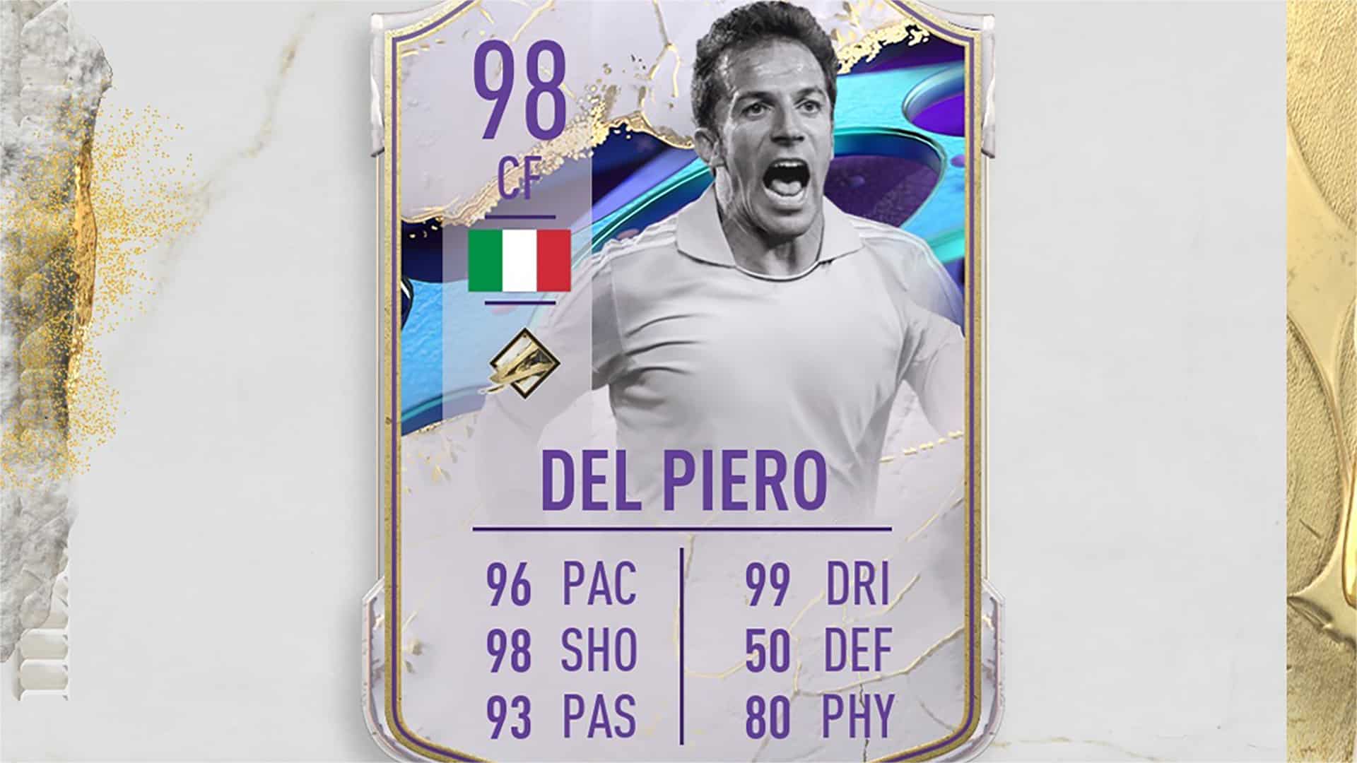 Fifa 23 Sbc Del Piero Cover Star Icon Cheapest Solutions And Review