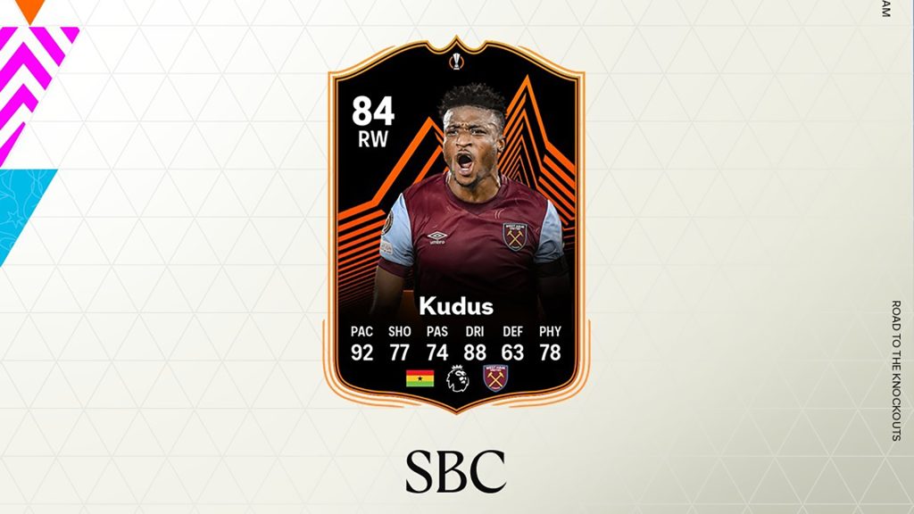 Ea Fc Sbc Mohammed Kudus Rttk Here Cheapest Solutions And Review