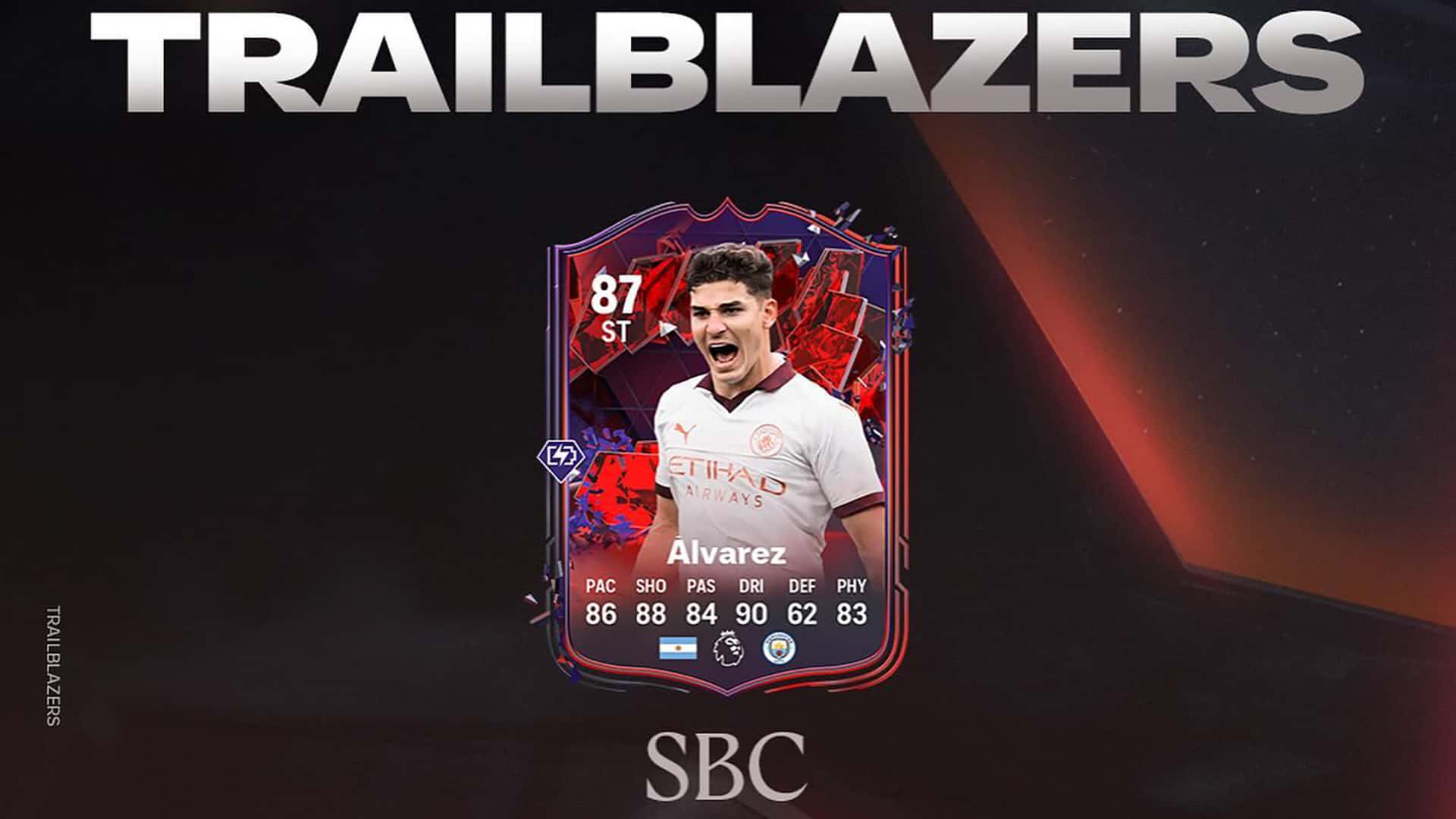 EA FC 24 SBC Julian Alvarez Trailblazers Cheapest Solutions And Review ...