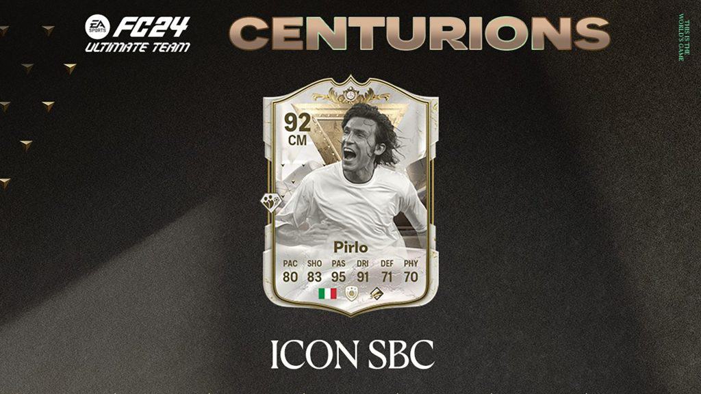 Ea Fc Sbc Andrea Pirlo Centurions Icon Cheapest Solutions And Review Fifaultimateteam It Uk