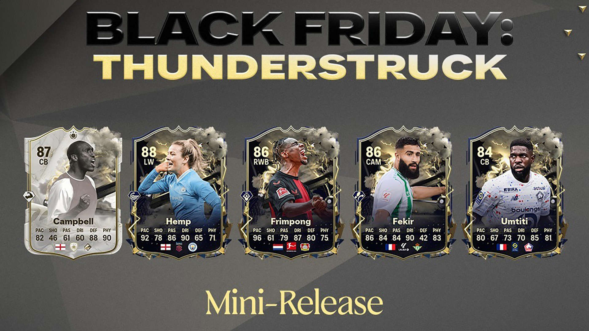 Ultimate Team™ - Black Friday: Thunderstruck - EA SPORTS Official Site