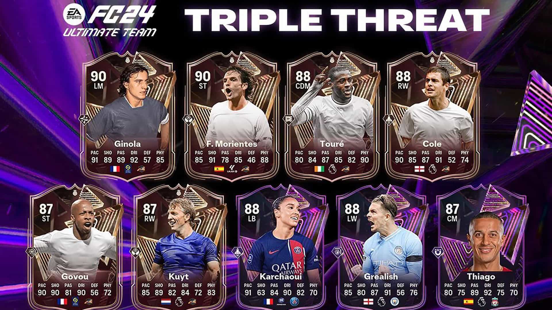 EA FC 24 Triple Threat Team 1: incredible Hero items and PSG star headline  squad - Mirror Online