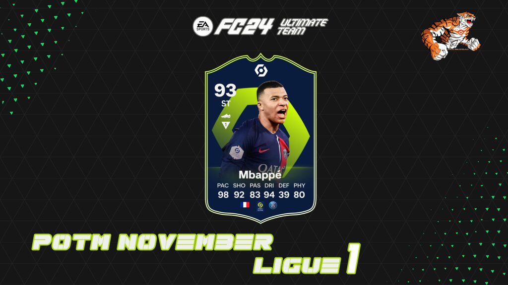 Ea Fc 24 Kylian Mbappé Potm 93 Ovr Ligue 1 Sbc November Back To Back